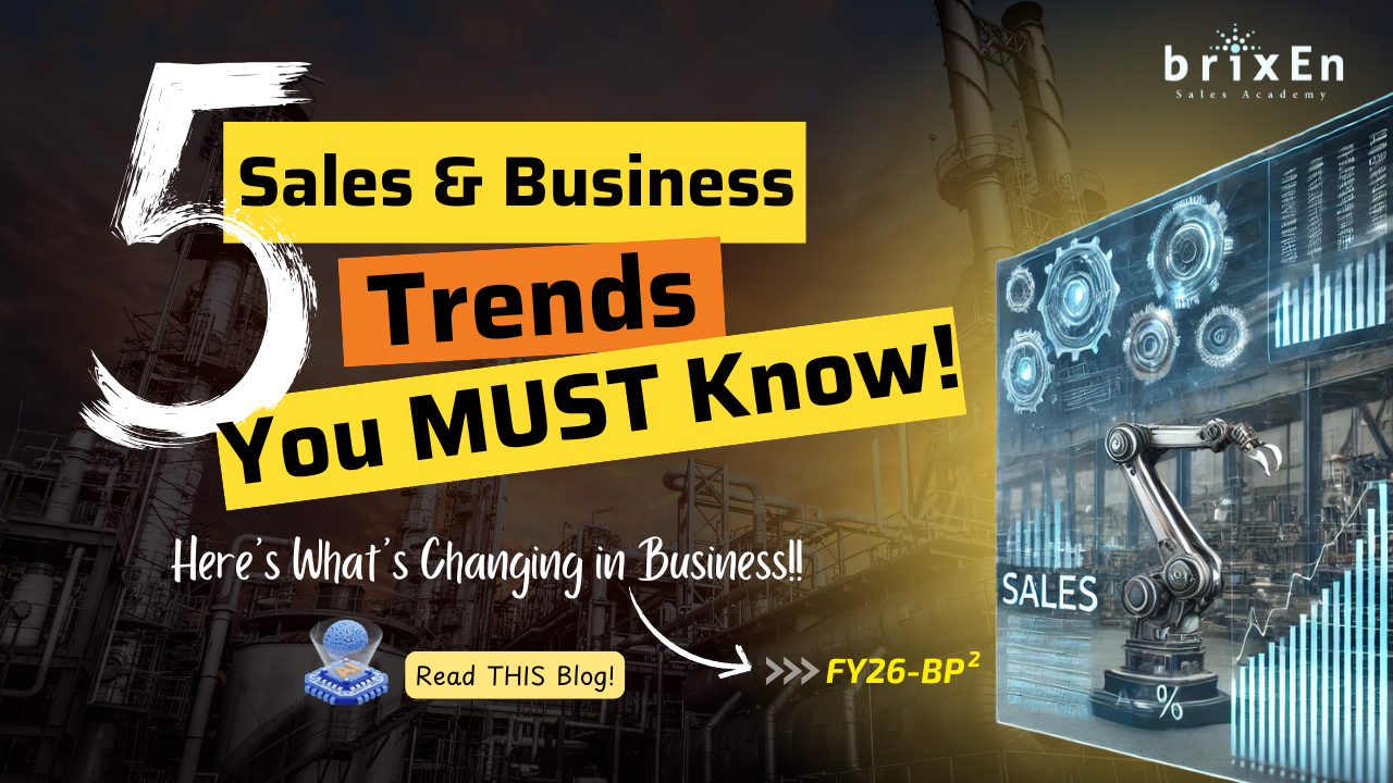 Futuristic business strategy and sales trends